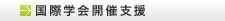 国際学会開催支援